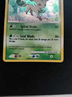 LP Pokemon Leafeon 24/100 Holo Rare Majestic Dawn 2008 - Image 4