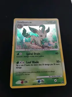 LP Pokemon Leafeon 24/100 Holo Rare Majestic Dawn 2008 - Image 5