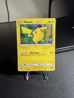 Pikachu Holo 028/078 Holo Pokemon Go Lightly Played - Image 1