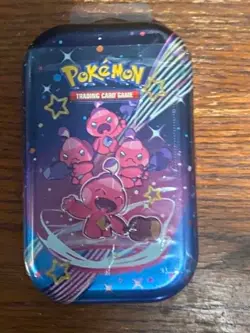 2024 Pokemon Scarlet & Violet Paldean Fates Tinkatink Mini Tin Factory Sealed - Image 1