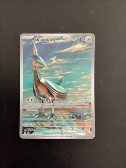 Skarmory 209/191 Sv08: Surging Sparks Holo Illustration Rare Pokemon TCG - Image 1