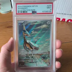 Skarmory 209/191 Surging Sparks Illustration Rare Pokemon TCG - PSA 9 - Image 1