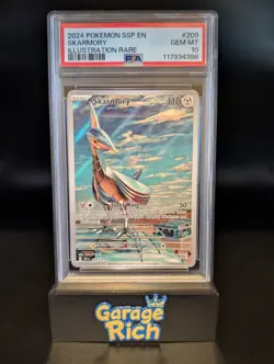 PSA 10 Skarmory 209/191 + Quiet Customs Extended Art! Pokemon TCG SSP Gem Mint - Image 2