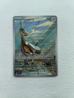 Skarmory 209/191 Illustration Rare SV08: Surging Sparks Pokemon TCG NM - Image 1