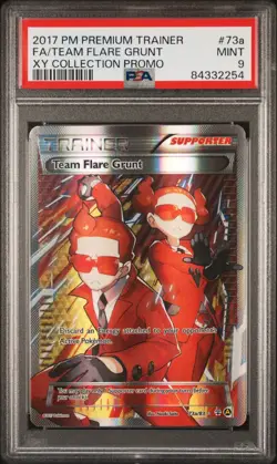 Pokemon Team Flare Grunt Full Art - XY Collection Promo - 73a/83 - PSA 9 - Image 1