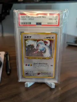 2000 Pokemon Lugia #249 Japanese Neo Genesis Holo Rare PSA 8 NM-MINT - Image 1