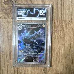 ACE Grading 10 Zebstrika 2025 White Flare Art Rare #112/JPN Japanese Holo - Image 1