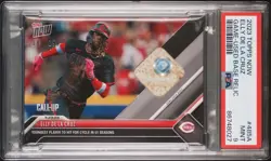 Elly De La Cruz - 2023 TOPPS NOW 485A - Game-used Base Relic 188/199 CYCLE PSA 9 - Image 1