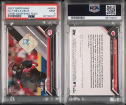 Elly De La Cruz - 2023 TOPPS NOW 485A - Game-used Base Relic 188/199 CYCLE PSA 9 - Image 3