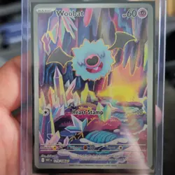 The Pokemon Company Woobat 119/086 Sv: White Flare Holo IR English HP 60 - Image 1