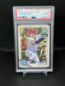 2018 Topps Gypsy Queen #89 Shohei Ohtani RC Rookie Card PSA 10 GEM MINT Angels - Image 1