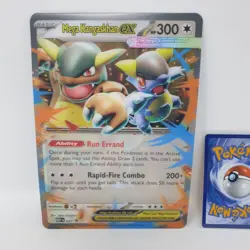 Jumbo Mega Kangaskhan ex MEP 025 Lenticular Black Star Promo Pokemon Card - Image 2
