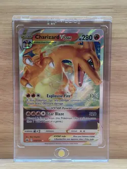 Pokemon TCG Charizard Vstar Crown Zenith 019/159 Holo Ultra Rare - Image 1