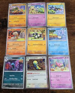 Pokemon Teeziro Connecting Picture Puzzle Art Cards (9) Full set (Uncut) - Image 2