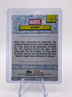 2024 Topps Chrome Marvel Sapphire Black GORR / 9/10 / #123 - Image 2