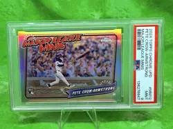 Pete Crow-Armstrong RC 2024 Topps Chrome Update Major League Mini #MM12 PSA 9 - Image 1