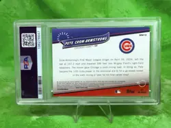 Pete Crow-Armstrong RC 2024 Topps Chrome Update Major League Mini #MM12 PSA 9 - Image 2
