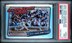 Pete Crow-Armstrong RC 2024 Topps Chrome Update Major League Mini #MM12 PSA 9 - Image 3