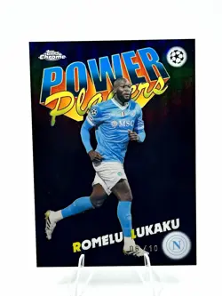 2026 Topps Chrome UCL Power Players Romelu Lukaku 08/10 #PP-12 SSC Napoli - Image 1