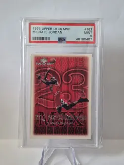 1999 Upper Deck MVP Michael Jordan #182 PSA 9 MJ Exclusives Bulls HOF - Image 1