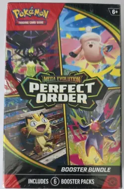 Pokemon Perfect Order Booster Bundle (6 Booster Packs) - New & Sealed - Image 1