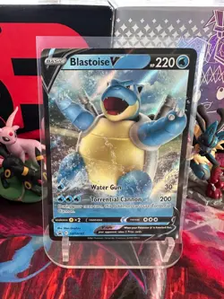 Pokemon TCG Blastoise V Swsh101 Sword & Shield Black Star Promo - Image 1