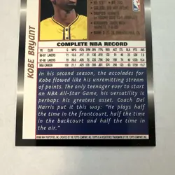 Topps 1998-99 Kobe Bryant #68 Los Angeles Lakers Basketball Base Set Card - Image 5