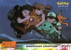 Pokemon Underwater Adventure Card Mewtwo Strikes Back Topps - Image 1