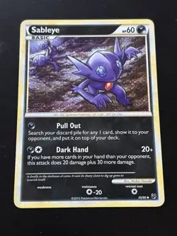 Sableye - 35/90 - Undaunted - NM - Pokemon Card - Image 1