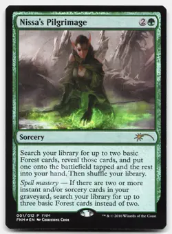 Nissa's Pilgrimage (Foil) - NM Near Mint - FNM PRM Promos # 1 - MTG Magic - Image 1