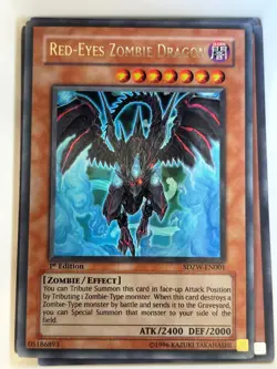 Red-Eyes Zombie Dragon SDZW-EN001 Structure Deck Yu-Gi-Oh 1st Edition NM - Image 1