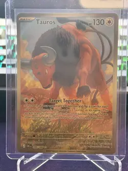 Tauros 96/86 Illustration Rare Pokemon Chaos Rising ME04 NM - Image 1