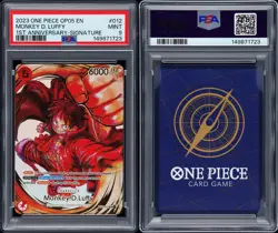 2023 ONE PIECE MONKEY D LUFFY OP05 ST01-012 ODA SIGNATURE #012 PSA 9 - Image 3