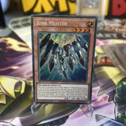 Junk Meister BLGG-EN033 Secret Rare 1st Edition Yugioh TCG Card - Image 1