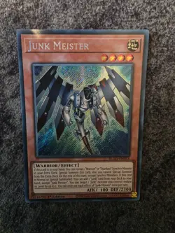 YuGiOh! Junk Meister BLGG-EN033 Secret Rare 1st Edition - Image 1