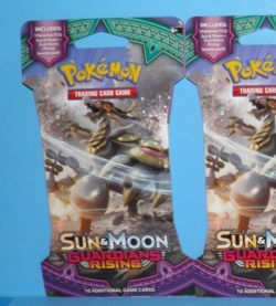 Pokemon TCG Sun and Moon GUARDIANS RISING SLEEVED Booster Pack x1 SEALED - Image 1