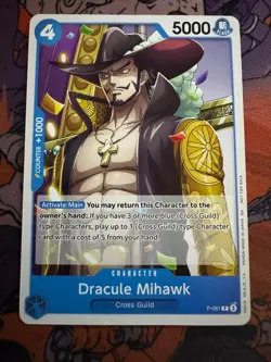Dracule Mihawk (OP11 Release Event) P-081 One Piece Promotion Cards One Piece NM - Image 1
