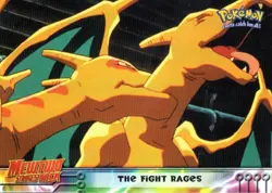 Pokemon The Fight Rages Card Topps Mewtwo Strikes Back TCG - Image 1