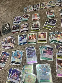 One Piece 1000+ Cards Bulk Lot TCG Card Game Mixed Cards + Holos + Dons Included - Image 2