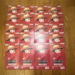 One Piece OP-13 Carrying on His Will Sleeved Booster Packs - Lot of 20 - OP13 - Image 1