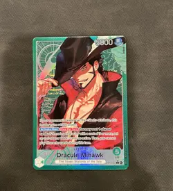 One Piece - Dracule Mihawk - (Alt Art) - Leader - OP14-020 The Azure Sea's Seven - Image 1