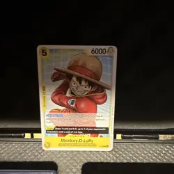 Bandai One Piece Card Game Monkey D. Luffy P-106 Promo English - Image 3