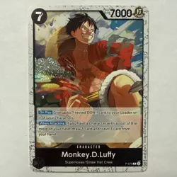 One Piece card PRB-02 P-075 P Monkey D. Luffy Foil The Best Vol.2 English - Image 1