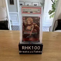 Bandai One Piece CCG Nami Tournament Pack Vol. 3 Winner ST01-007 Foil PSA 9 - Image 1