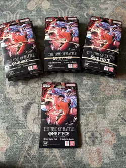 One Piece TCG: The Time Of Battle Sleeved Booster Packs OP-16 (Lot Of 16) - Image 1
