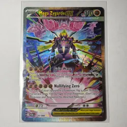 Mega Zygarde ex 120/088 SIR Perfect Order Pokemon Card NM Holo Rare Chase - Image 1