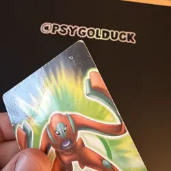 Pokemon Zukan Card Japanese Deoxys Carddass Bandai played - Image 2