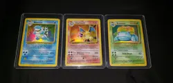 Pokemon Holo Charizard Blastoise Venusaur Anniversary Cards - Image 1