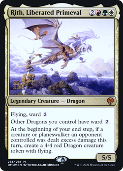 Rith, Liberated Primeval #214 (Foil) (MP) Prerelease Cards PRE Magic MTG - Image 1