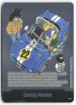 Energy Marker E-76 Silver Manga Booster 01 Dragon Ball Super Card - Image 2